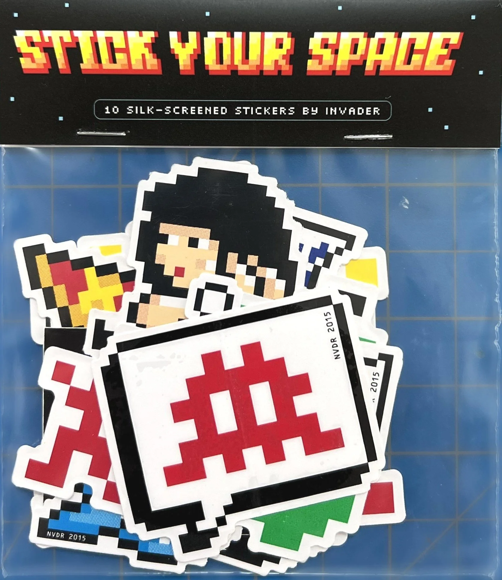 コレクション INVADER Hello My Game Is Postcard Set Hello My Game Is by Invader Background & Meaning | MyArtBroker